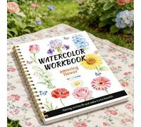 Shein Libro de práctica de pintura para principiantes, libro para colorear de pintura al óleo & acuarela con pintura avanzada