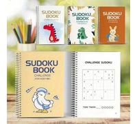 Shein Libro de puzles de Sudoku: Entrenamiento mental para todas las edades - Regalo perfecto para Navidad o - Tapa blanca, tapa blanda, puzle para niños, l