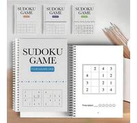 Shein Libro de rompecabezas de Sudoku - Entrenamiento mental desafiante de matemáticas para mejorar las habilidades lógicas y de razonamiento, cuaderno de t