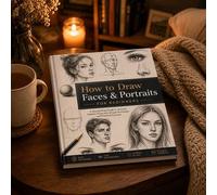 Shein Libro de Tutorial de Dibujo de Retratos Faciales para Principiantes, Adecuado para Enseñanza en Estudios de Arte Profesionales, Autoestudio en Casa, P
