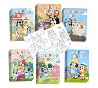 Shein Libro para colorear de Bluey - Páginas de colorear divertidas y creativas con Bluey y sus amigos, perfecto para que los niños desarrollen la creativid