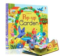 Shein Libro pop-up 3D del jardín de Usborne - Libro interactivo de aprendizaje temprano, libro educativo infantil, regalo con tema de naturaleza para niños