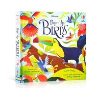 Shein Libro pop-up de pájaros 3D de Usborne, libro ilustrado interactivo de aves y vida silvestre, aprendizaje educativo temprano, desarrollo de la imaginac