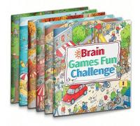 Shein Libros de actividades de juegos mentales divertidos, retos y juegos de lógica, laberintos, busca las diferencias y desafíos visuales, páginas temática