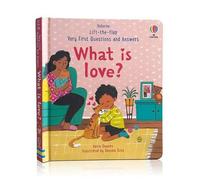 Shein Libros ilustrados educativos en inglés para niños "Usborne Very First 3D Questions & Answers What Is Love?" para lectura antes de dormir