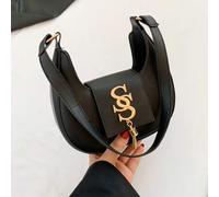 Shein Ligero y conveniente, casual de negocios, una elegante bolsa de hombro en forma de media luna para damas. Es una bolsa transversal simple y elegante p