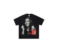 Shein Limited Edition Mariahhh The Scientist Big Face Graphic Rap Tee - The Perfect Addition to Any R&B Fan's Wardrobe