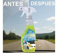 Shein Limpiacristales Coche, Limpiador de Cristales Auto, Desengrasa y Abrillanta Alta Eficacia, Elimina la suciedad, las huellas dactilares y las marcas de