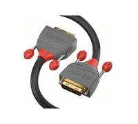 Shein LINDY 36243 DVI-D Cable de enlace único - Anthra Line Negro, 25m