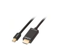 Shein Lindy 36926 adaptador de cable de vídeo 1 m HDMI tipo A (Estándar) Mini DisplayPort Negro