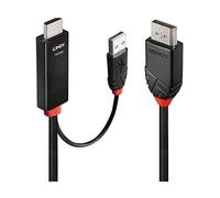 Shein Lindy 41499 adaptador de cable de vídeo 2 m HDMI + USB Type-A DisplayPort Negro