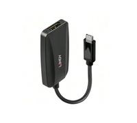Shein Lindy 43337 adaptador de cable de vídeo 0,13 m USB Tipo C DisplayPort Negro