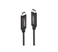 Shein LINDY 43348 - Cable activo USB tipo C 3.2 Gen 2 tipo C/C 3 m - Cable activo para señales de vídeo y transmisión de datos de hasta 10 Gbps, compatible