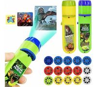 Shein Linterna de proyección para niños, narración de cuentos de educación temprana, iluminación, patrones de dinosaurios y animales de dibujos animados, ju