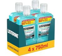 Shein LISTERINE Cool Mint Mild (500 ml), Enjuague bucal antibacteriano con aceites esenciales y sin alcohol, enjuague bucal de cuidado dental suave, reduce