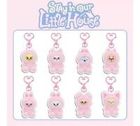 Shein Llavero acrílico de 6cm SKZ STAY K Pop Stray Anime Cartoons (Retire la película protectora antes de usar) Serie Global Pop-Up Secret Keychain Seoul Ve