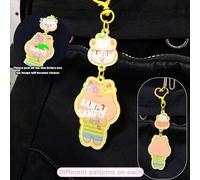 Shein Llavero colgante de acrílico estilo K-Pop SKZ BANGCHAN CHANGBIN SEUNG/MIN LEEKNOW FE/LIX I.N, accesorio personalizado para coche/tarjeta/bolso, unisex