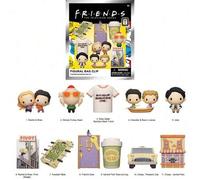 Shein Llavero con figura 3D de espuma de la serie Friends con licencia oficial (1 pieza) - Bolsa ciega, colgante de cremallera, accesorio para mochila, rega