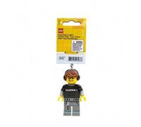 Shein Llavero con figura de jugador de videojuegos con efecto luminoso de la serie de figuras LEGO KE217H