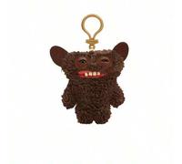 Shein Llavero de monstruo lindo Fuggler de aproximadamente 4.5 pulgadas, muñeco divertido y feo con dientes graciosos, un regalo perfecto para coleccionista
