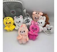 Shein Llavero de muñeco de peluche de pijama de 10CM SKZ K POP STAY 6th Fan Meeting - STAY In Our Little House | Juguetes de peluche de dibujos animados y a