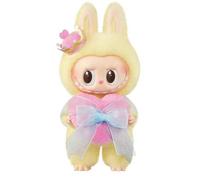 Shein Llavero de peluche de la serie Checkmate de la colección Labubu de POP MART THE MONSTERS, 100% auténtico
