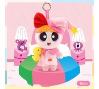 Shein Llavero de peluche "Dulces Sueños" de Las Chicas Superpoderosas | Amuleto colgante de peluche "Burbujas, Buttercup, Blossom, Hora de Dormir" | Set de