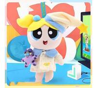 Shein Llavero de peluche "Dulces Sueños" de Las Chicas Superpoderosas | Amuleto colgante de peluche "Burbujas, Buttercup, Blossom, Hora de Dormir" | Set de