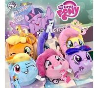 Shein Llavero de peluche suave oficial de Mi Pequeño Pony "Squishy Nian Nian Tuanzi" en Caja Ciega - 6 estilos regulares, regalo de juguete de peluche para
