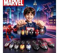 Shein Llavero de superhéroe de MARVEL, decoración de fiesta, colgante, regalo de cumpleaños, accesorio de mochila, colgante 3D de aleación de zinc, suminist