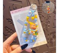 Shein Llavero DIY de extraterrestre con forma de estrella Booger - Diseño de Superman, dije para bolso de dibujos animados kawaii con detalles acrílicos, ac