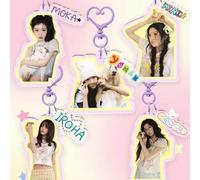 Shein Llavero ILL-IT, Llavero Wonhee, Llavero Iroha, Llavero Yunah, Llavero MOKA, Llavero Minju, Etiqueta de nombre acrílica, Soporte acrílico, Mercancía de