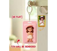 Shein Llavero personalizado 2D plano, llavero con foto renderizada por IA, regalo único para la hija, recuerdo familiar, personalización con subida de foto