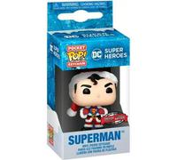 Shein LLAVERO POCKET POP DC COMICS HOLIDAY SUPERMAN EXLUSIVE - Llavero Licencia Oficial - Diseño Exclusivo - Duradero y Resistente - Regalo Perfecto - Liger