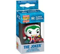 Shein LLAVERO POCKET POP DC COMICS HOLIDAY THE JOKER EXLUSIVE - Llavero Licencia Oficial - Diseño Exclusivo - Duradero y Resistente - Regalo Perfecto - Lige