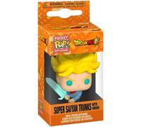 Shein LLAVERO POCKET POP DRAGON BALL SUPER SAIYAN TRUNKS WITH SWORD - Llavero Licencia Oficial - Diseño Exclusivo - Duradero y Resistente - Regalo Perfecto