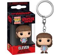 Shein LLAVERO POCKET POP STRANGER THINGS ELEVEN - Llavero Licencia Oficial - Diseño Exclusivo - Duradero y Resistente - Regalo Perfecto - Ligero y Compacto