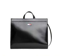 Shein Logo Detail Glossy Women's Tote Bag Black