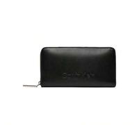 Shein Logo Embossed Large Women's Wallet Black