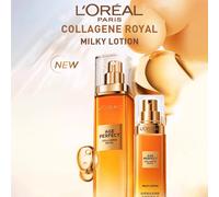 Shein L'ORÉAL PARIS AGE PERFECT COLLAGENE ROYAL MILKY LOTION 50/110 ml, Loción de lujo con infusión de miel y rica en colágeno, Reafirmante e hidratante, Hi