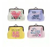 Shein Lote 12 monederos frases positivas. -Detalles originales para bodas, fiestas y eventos. Mejores regalos amigo invisible, cumpleaños originales.