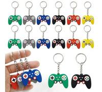 Shein Lote de 10 piezas/5 piezas/1 pieza - Recuerdos de fiesta de gamepad, llavero de mando de juego, suministros de fiesta de cumpleaños colgante decoracio