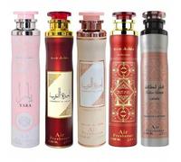 Shein Lote de 5 ambientadores de 300 ml x 5 (YARA+Ameerat Al Arab+Fakhar+Badee Al Oud Sublime+Ameerat Al Arab Prive Rose) Fragancia para el hogar
