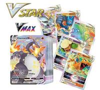 Shein Lote surtido de 100/200/300 cartas Pokémon [de cualquier serie al azar], regalos de temporada de graduación y de inicio de temporada, cartas de anime