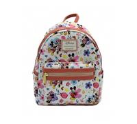 Shein Loungefly Disney Minnie and Mickey Mouse Floral AOP Mini Mochila