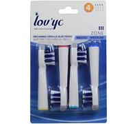 Shein LOV YC Recambio Cepillo ELÉCTRICO 4 U. III Zone, Medio