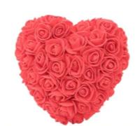 Shein Love Heart Rose PE Flower For Valentine's Day Gift Home Room Decoration Marriage Birthday Decor DIY New Year's Wedding love
