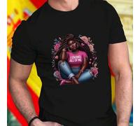 Shein Loving All of Me Rose Camiseta Hombre Moda Casual Juvenil Algodón Suave Nueva Colección Oferta Especial Estilo Moderno Regalo Ideal Confort Diario Ex
