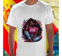 Shein Loving All of Me Rose Camiseta Hombre Moda Casual Verano Algodón Suave Cómoda Diseño Exclusivo Oferta Especial Regalo Ideal Juvenil