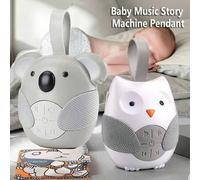 Shein Luz nocturna con forma de búho que reproduce melodías, juguete colgante portátil con música para cochecito de bebé